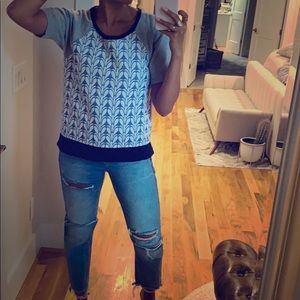 J. Crew Short sleeve sweatshirt